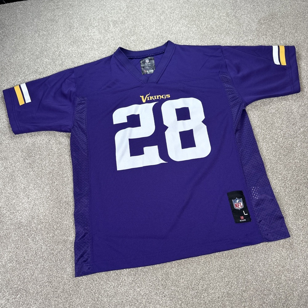 Adrian Peterson Minnesota Vikings NFL #28 Jersey Youth Size L NFL‎ Team Apparel